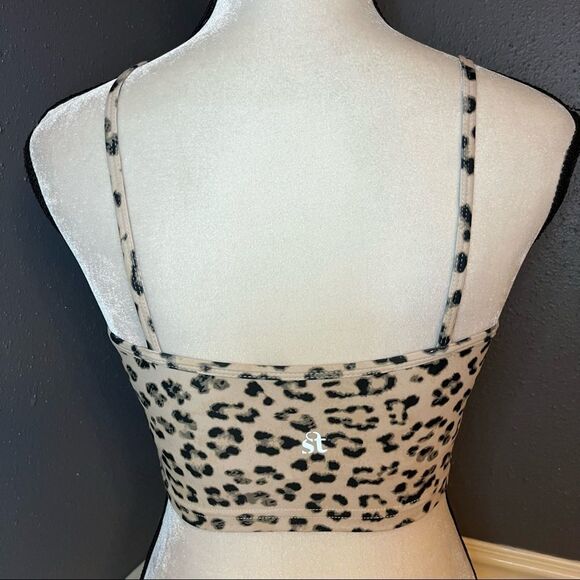 Leopard Print Women's Bra Top - Picture 3 of 6